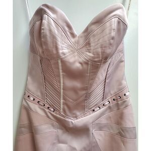 Karen Millen Strapless Pink Dress